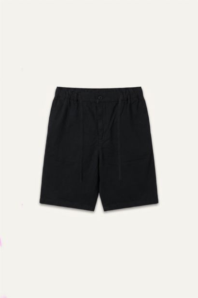 %100 Pamuk Relaxed Fit Bermuda Şort