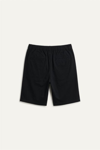%100 Pamuk Relaxed Fit Bermuda Şort