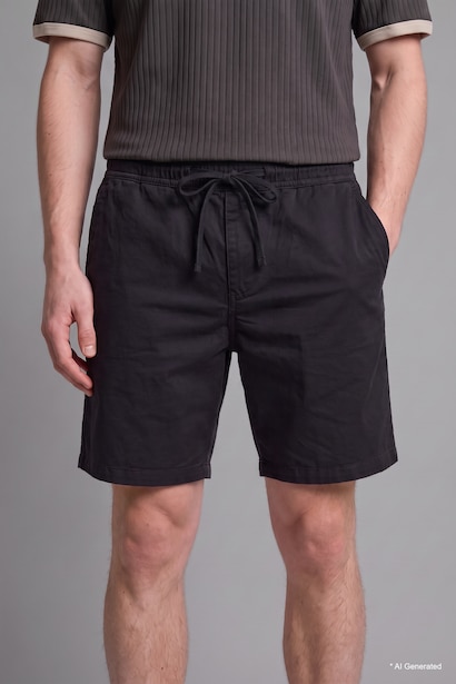 %100 Pamuk Relaxed Fit Bermuda Şort