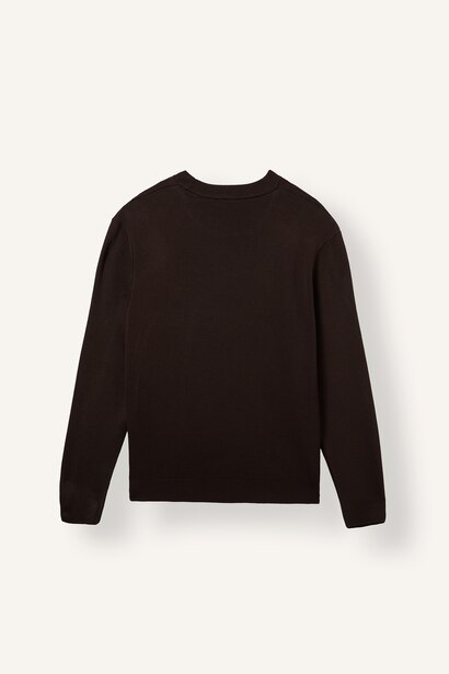 Relaxed Fit Ayıcık Nakışlı Kazak