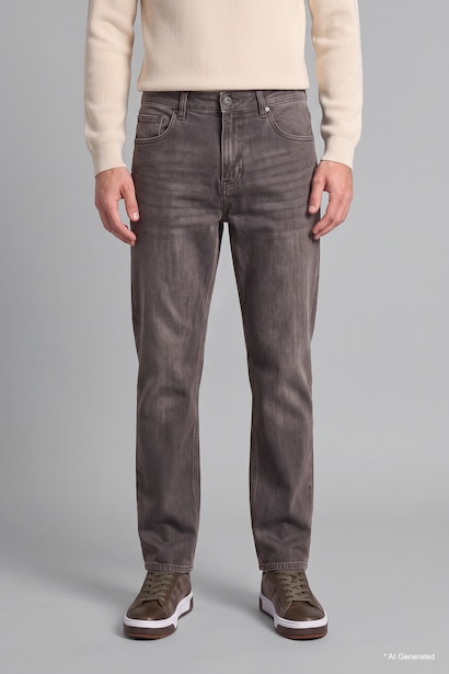 Straight Fit Trousers