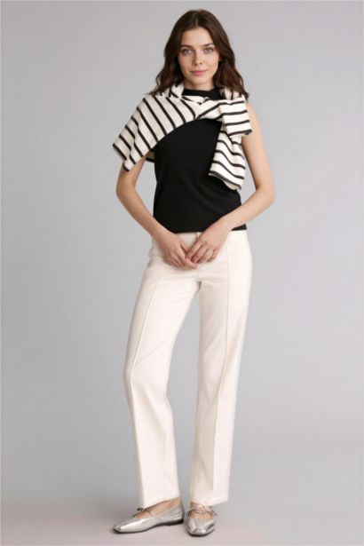 Slim Fit Kısa kollu Tunik