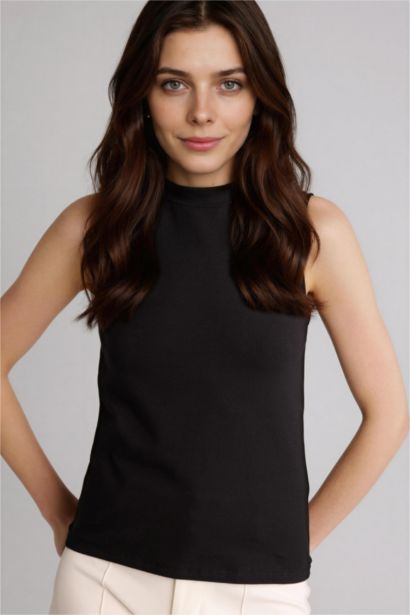 Slim Fit Kısa kollu Tunik