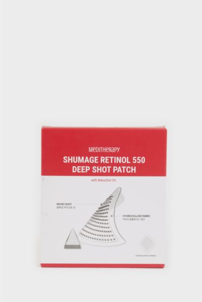 Meditherapy Shumage Retinol 550 Deep Shot Patch (4 Parça) Kırışıklık Önleyici 550 Mikro Spikül ve Retinollü Cilt Bakım Bantı