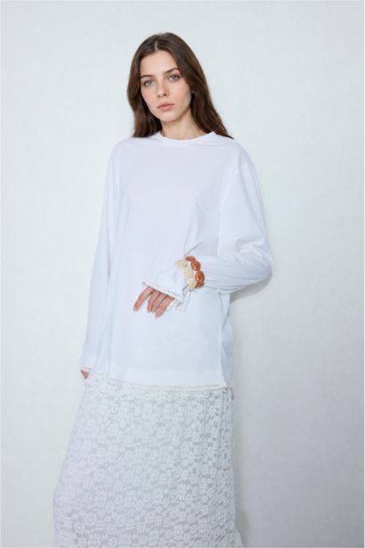 Relaxed Fit Uzun Kollu Tunik