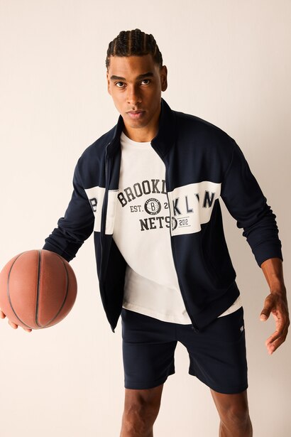 NBA Standart Fit Sweat Hırka