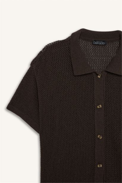 كارديجان تريكو قصة عادية بياقة بولو