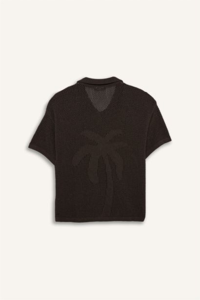 كارديجان تريكو قصة عادية بياقة بولو