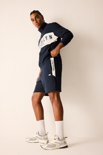 NBA Standart Fit Şeritli Şort