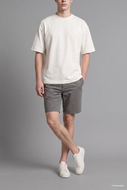 Relaxed Fit with Pockets Bermuda Shorts
