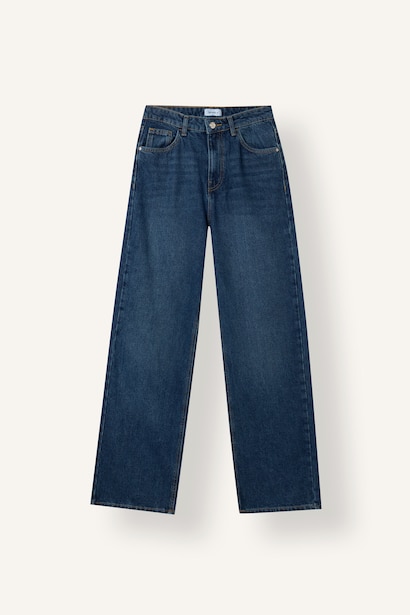 90's Wide Leg Yüksek Bel Jean