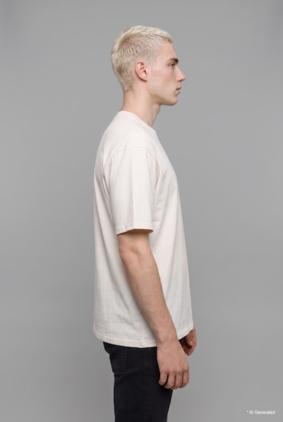 Boxy Fit 100% Cotton Sony Ghost of Yotei Printed Crew Neck Short Sleeve T-Shirt