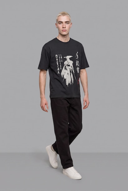 Sony Ghost of Yotei Boxy Fit Printed T-Shirt