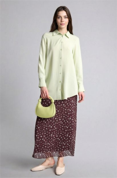 A Form Tül Baskılı Etek