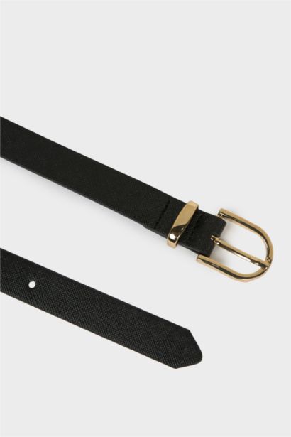 Kadın Suni Deri Jean Kemeri