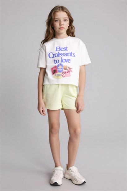 Tişört Şort 2'li Takım Kız Çocuk