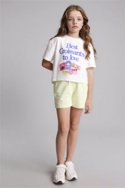 Tişört Şort 2'li Takım Kız Çocuk