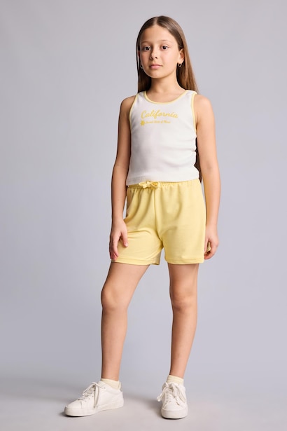 Girl 2 Piece Shorts Tank Top Set