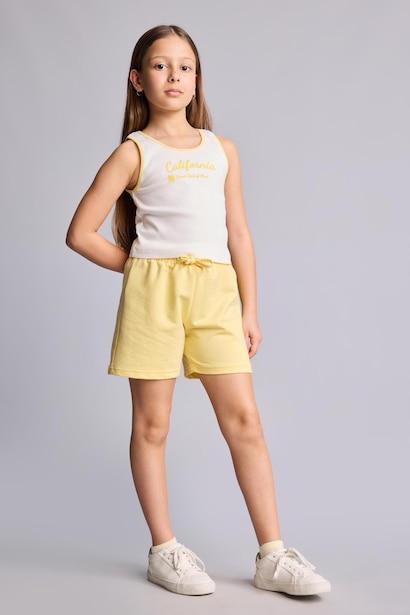 Girl 2 Piece Shorts Tank Top Set