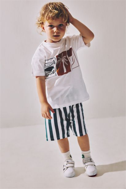 Baby Boy Tropical Patterned 2 Piece Set