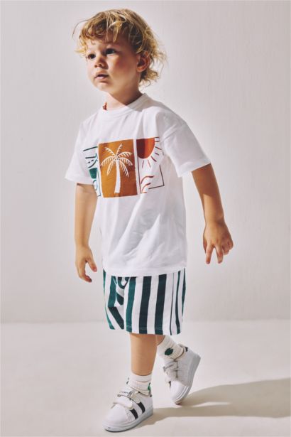 Baby Boy Tropical Patterned 2 Piece Set