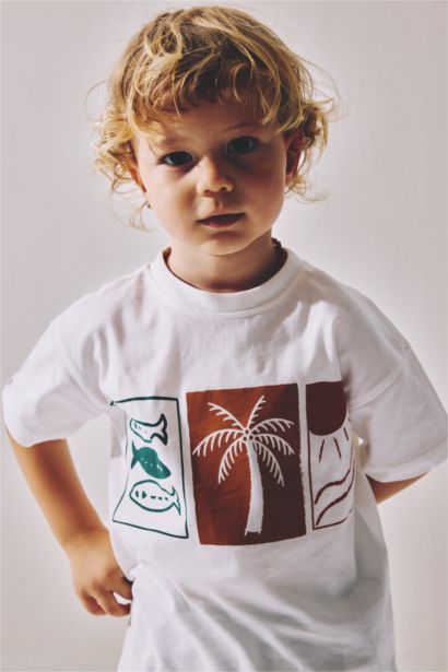 Baby Boy Tropical Patterned 2 Piece Set