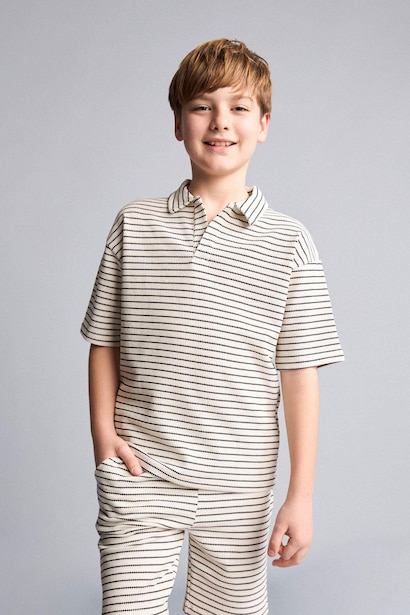 Boy Striped Shorts T-Shirt 2 Piece Set