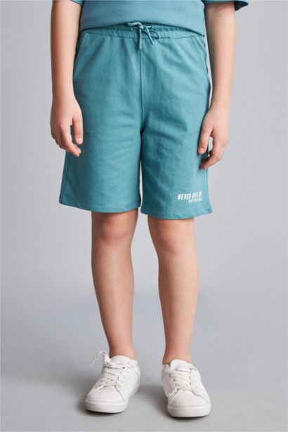 Oversize Baskılı Şort Erkek Çocuk