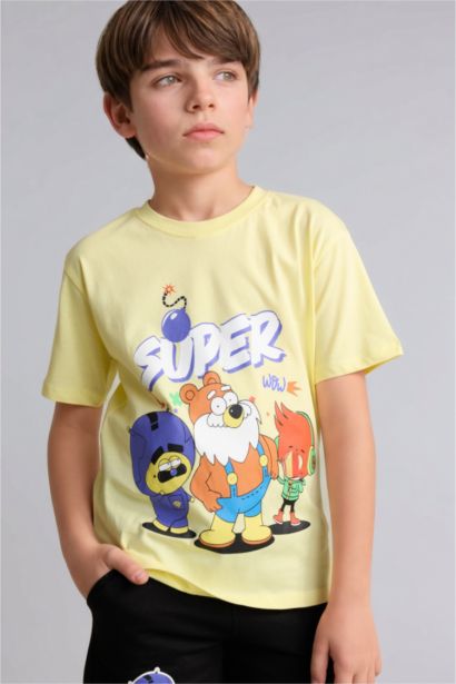 Super 1 Takım Kısa Kollu Tişört Erkek Çocuk