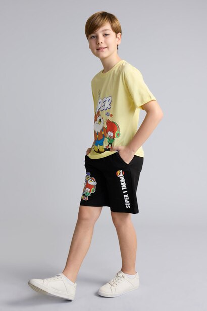 Boy 100% Cotton Super 1 Set Short Sleeve T-Shirt