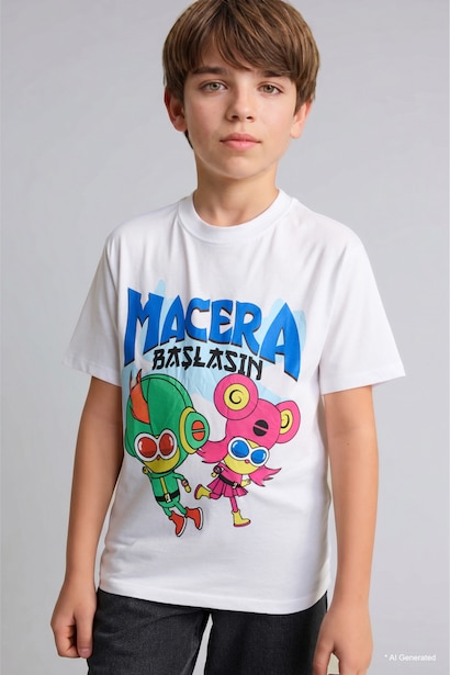 Boy 100% Cotton Super 1 Set T-Shirt