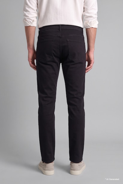 Tapered Fit Full Length Regular Waist Trousers
