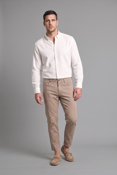 Tapered Fit Normal Bel Pantolon