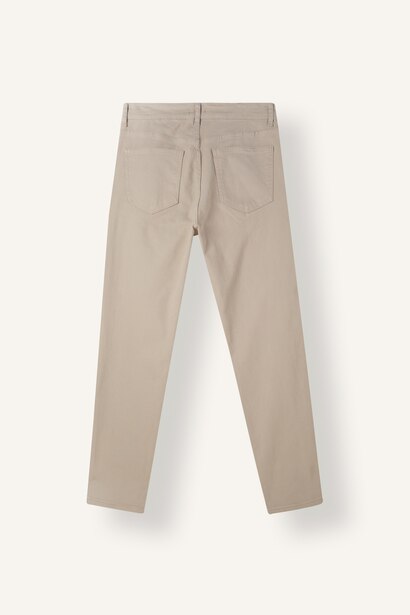 Mid Rise Tapered Fit Long Trousers