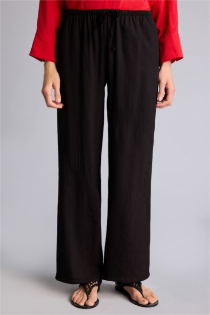Wıde Leg Yüksek Bel Pantolon