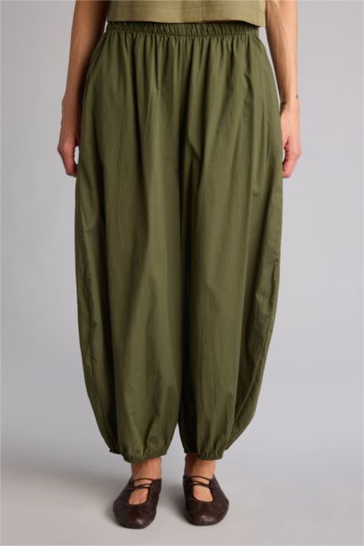 Yüksek Bel Balloon Fit Pantolon