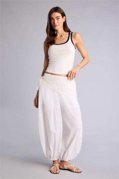 Yüksek Bel Balloon Fit Pantolon