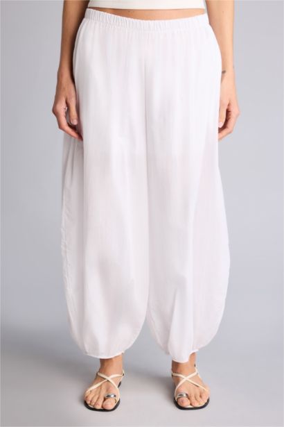 Yüksek Bel Balloon Fit Pantolon