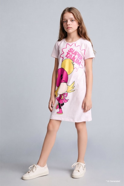 Regular Fit Short Sleeve Dress