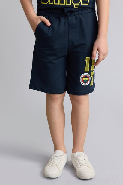 Boy Oversize Fit Elastic Band Shorts