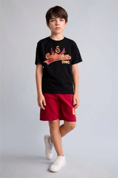 Boy Oversize Fit Elastic Band Shorts