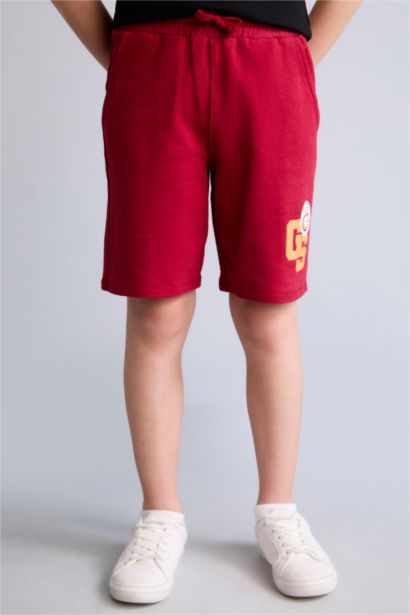 Oversize Fit Elastic Band Shorts