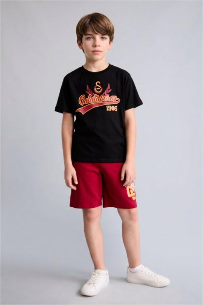 Boy Oversize Fit Elastic Band Shorts