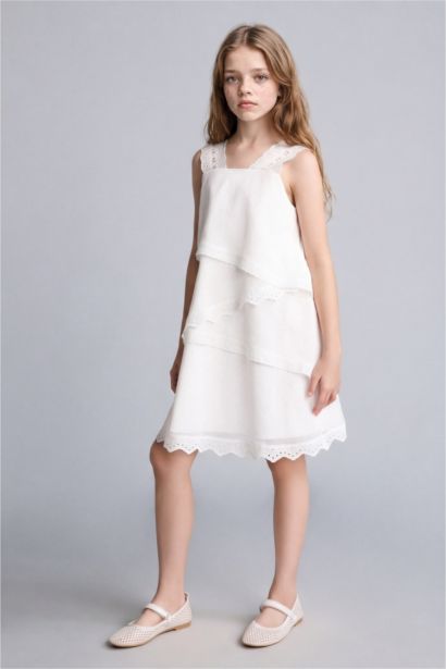 Sleeveless Woven Dress