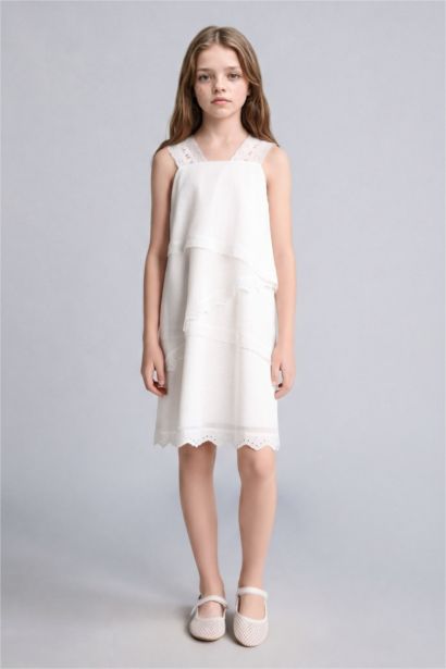 Sleeveless Woven Dress
