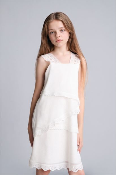Sleeveless Woven Dress