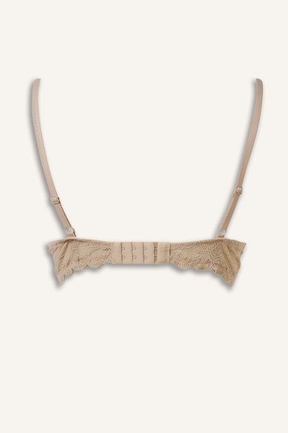 Dantelli Full Push Up Balenli Basic Tişört Bra