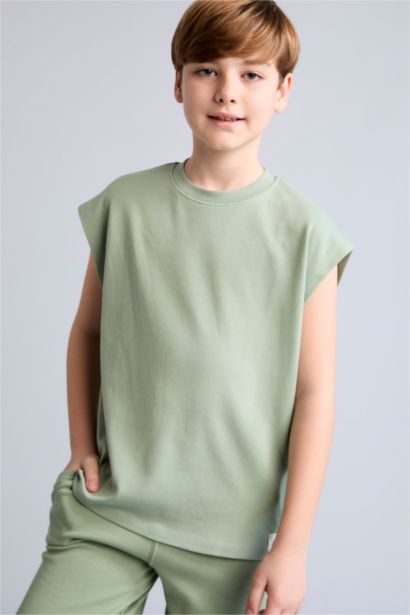 Bisiklet Yaka Atlet Erkek Çocuk