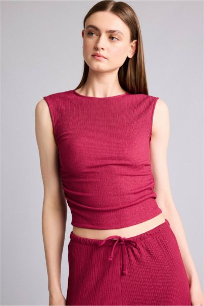 Slim Fit Crew Neck Tank Top