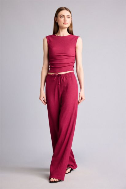 Straight Fit Trousers